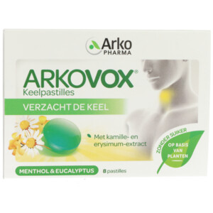 Arkopharma Keelpastilles   Menthol & Eucalyptes - 1.65 euro