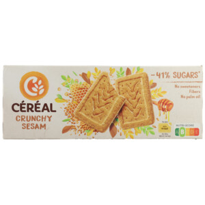 3x Céréal Crunchy Sesam Koekjes - 8.7 euro