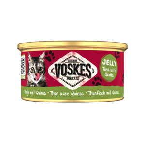 24x Voskes Kattenvoer Nat Tonijn met Quinoa 85 gr