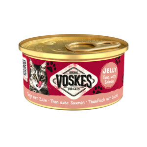 24x Voskes Kattenvoer Nat Tonijn met Zalm