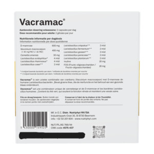 Nutriphyt Vacramac - 66.99 euro