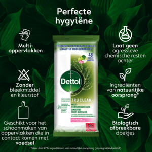 Dettol Reinigingsdoekjes Tru Clean Appleblossom - 1.95 euro