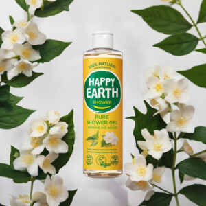 Happy Earth 100% Natuurlijke Douchegel Jasmine Ho Wood - 6.99 euro