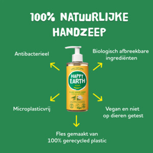 Happy Earth 100% Natuurlijke Handzeep Jasmine Ho Wood - 4.99 euro