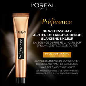 L'Oréal Préférence Permanente Haarkleuring 5.25 IJzig Lichtbruin - 22.99 euro