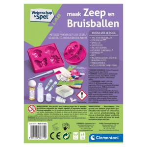 Clementoni Wetenschap & Spel Zeep en Bruisballen Maken - 9.99 euro