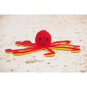 Beeztees Pluche Hondenspeelgoed Octopus Amy Rood 56 cm