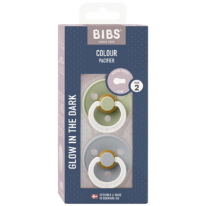 Bibs Fopspeen Maat 2 6-18 mnd Glow Sage Cloud - 12.95 euro