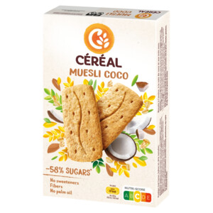 Céréal Muesli en Kokos Koeken - 2.79 euro