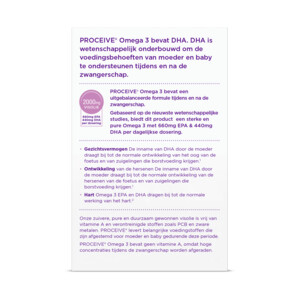 Proceive Kinderwens & Zwangerschap Omega 3 - 23.69 euro