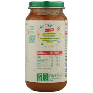 6x Olvarit Maaltijd 12+m Tomaat Witvis Pasta - 13.65 euro