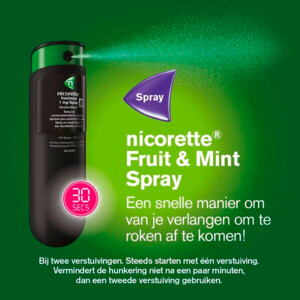 Nicorette Mondspray Fruit & Mint 1mg Duo - 42.99 euro