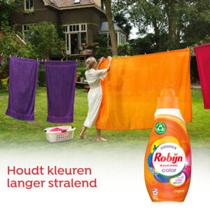 Robijn Klein & Krachtig Wasmiddel Color 19 Wasbeurten - 12.99 euro