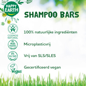 Happy Earth 100% Natuurlijke Shampoo Bar Repair & Care - 5.59 euro