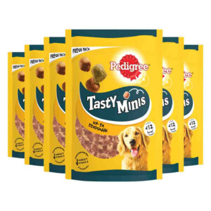 6x Pedigree Pedigree Hondensnacks Tasty Mini's Chewy Cubes