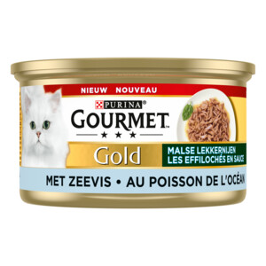 24x Gourmet Gold Blik Malse Lekkernijen Zeevis 85 gr