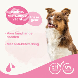 3x Beaphar Shampoo Hond Langharige Vacht - 33.55 euro