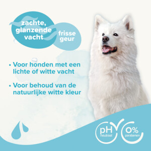 Beaphar Hondenshampoo Witte Vacht 1 liter