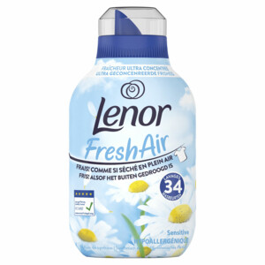 6x Lenor Wasverzachter Fresh Air Sensitive 34 Wasbeurten - 27.89 euro