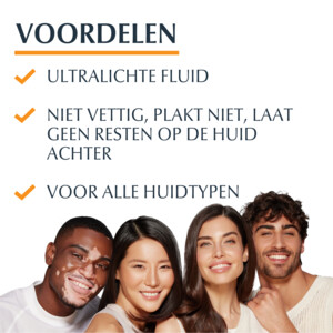 Eucerin Sun Hydro Protect Ultralichte Fluid SPF 50+ - 24.99 euro