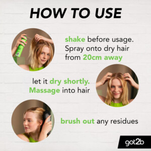 3x Got2b Droogshampoo Fresh & Fabulous - 13.09 euro