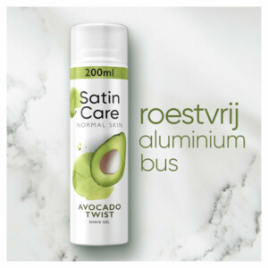 6x Satin Care Scheergel Avocado Twist - 14.99 euro