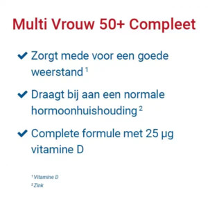 Vitalize Multi Vrouw 50+ - 16.45 euro