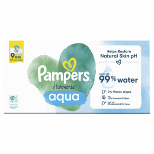 Pampers Billendoekjes Harmonie Aqua - 29.15 euro