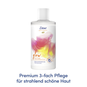 Dove Bath Therapy Glow Badschuim & Douchegel - 6.99 euro