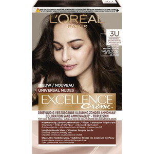 l oréal excellence crème universal nudes permanente haarkleuring 3u