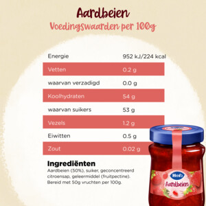 6x Hero Jam Aardbeien - 26.69 euro