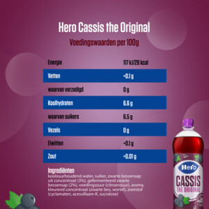 Hero Cassis The Original - 2.69 euro