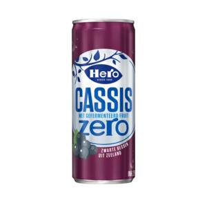 Hero Cassis Zero Blikjes 4-pack - 2.99 euro