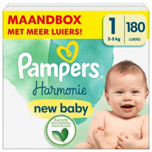 Pampers Harmonie Luiers Maat 1 en Harmonie Aqua Billendoekjes 720 stuks Pakket - 63.79 euro