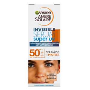 Garnier Ambre Solaire Face Super UV Invisible Serum SPF 50+ - 23.99 euro