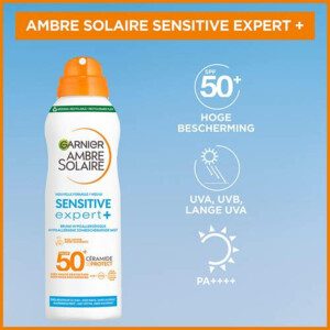 Garnier Ambre Solaire Sensitive Expert+ Dry Mist Spray SPF 50+ - 25.99 euro