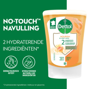 Dettol No-Touch Handzeep Refill Extra Care Honey & Sheabutter - 5.49 euro