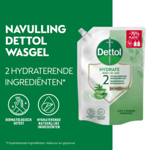 6x Dettol Refill Handzeep Hydrating Aloe Vera - 28.25 euro