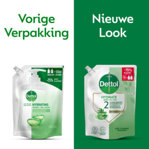 6x Dettol Refill Handzeep Hydrating Aloe Vera - 28.25 euro