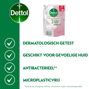 6x Dettol Refill Handzeep Sensitive - 27.59 euro