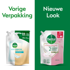 6x Dettol Refill Handzeep Sensitive - 27.59 euro