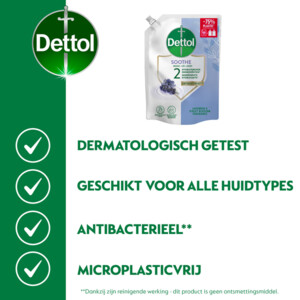 6x Dettol Refill Handzeep Relaxing Lavender - 27.25 euro