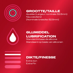 Durex Condooms Thin Feel Close Fit - 12.99 euro