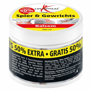 Lucovitaal Spier & Gewrichtsbalsem 50% Extra - 12.99 euro