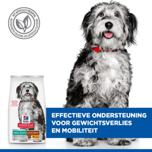 Hill's Science Plan Hondenvoer Droog Adult Perfect Weight & Active Mobility Medium Kip 12 kg