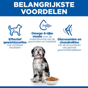 Hill's Science Plan Hondenvoer Droog Adult Perfect Weight & Active Mobility Medium Kip 12 kg