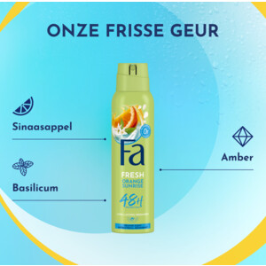 6x Fa Deodorant Spray Orange Sunrise - 12.74 euro