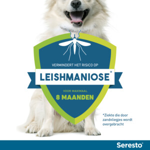 Seresto Anti Vlooien en Teken Halsband Hond Tot 8 kg 2-pack 38 cm
