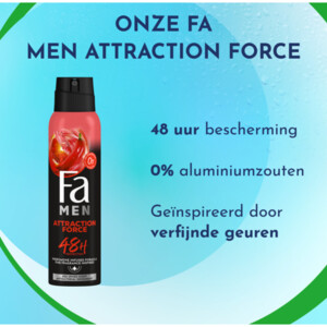 Fa Men Deodorant Spray Attraction Force - 4.49 euro