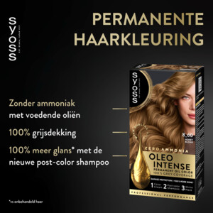 3x Syoss Oleo Intense Haarverf 8-60 Honingblond - 24.45 euro
